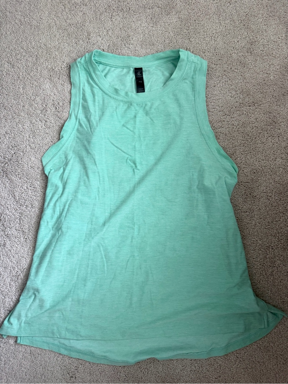 Kyodan Pastel Mint Green Athletic Tank Top